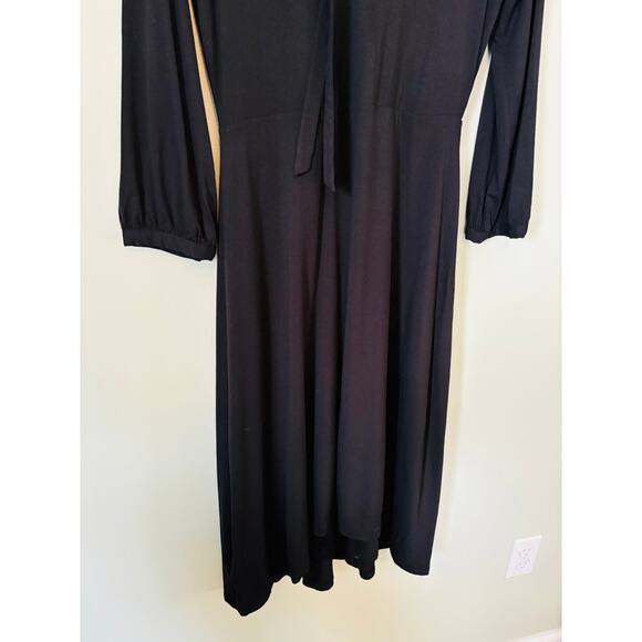 Boden Black Midi Dress Size 6 P - Picture 5 of 10
